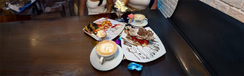 2 x WonderWaffeln mit Heißgetränk nach Wahl