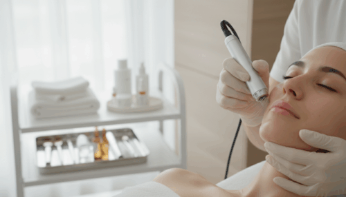 60-minütige Microneedling-Gesichtsbehandlung