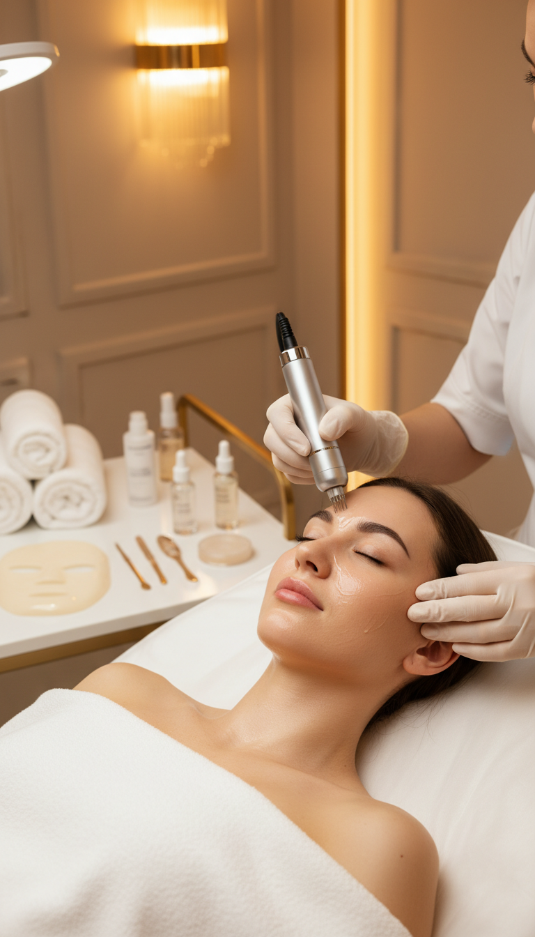 Microneedling-Behandlungen mit Kollagen und Maske – Bild 3