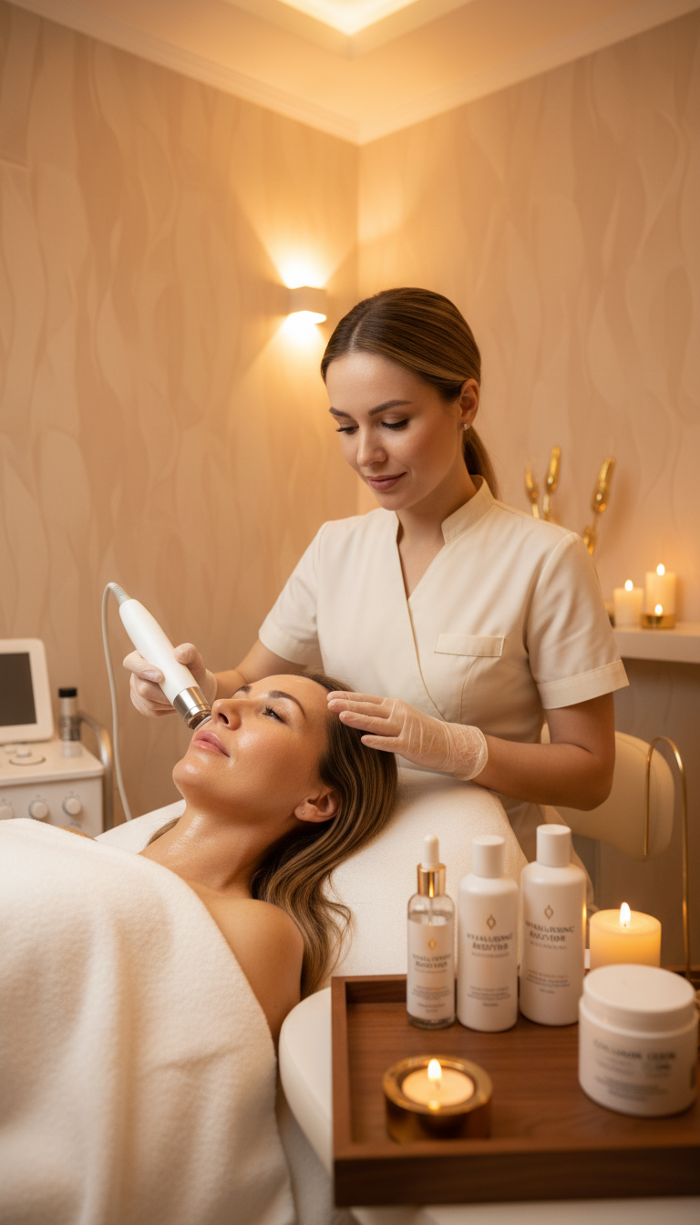 Aqua-Facial-Gesichtsbehandlung mit Cell Booster und Ultraschall – Bild 3