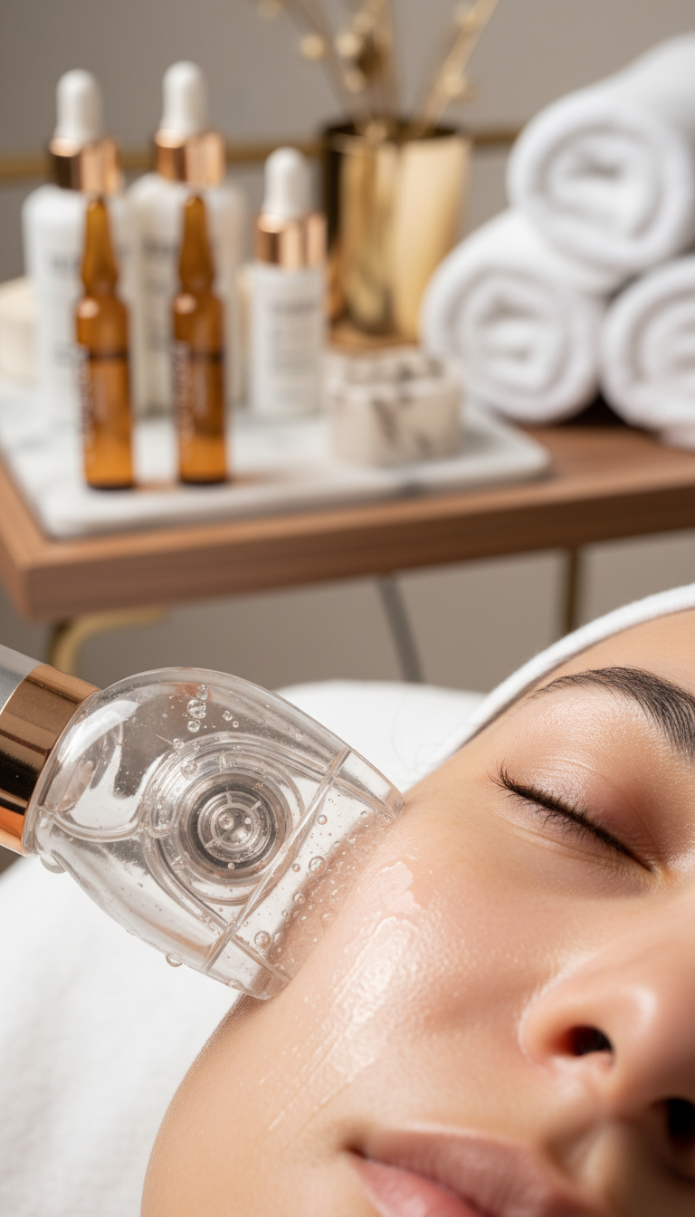 Aqua-Facial-Gesichtsbehandlung mit Cell Booster und Ultraschall – Bild 4