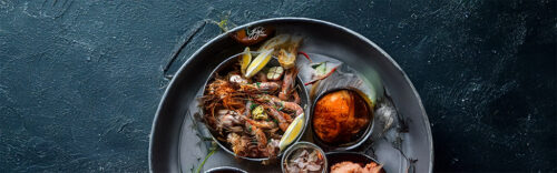 Gambasplatte für bis zu 4 Personen