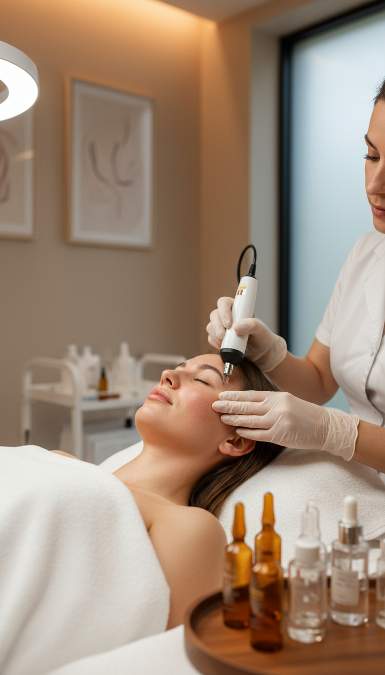 Microneedling-Gesichtsbehandlung – Bild 3