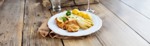 3-Gänge-Spargel-Menü für bis zu 4 Personen