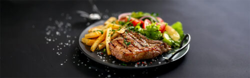 4-Gänge-Steak-Menü für bis zu 4 Personen