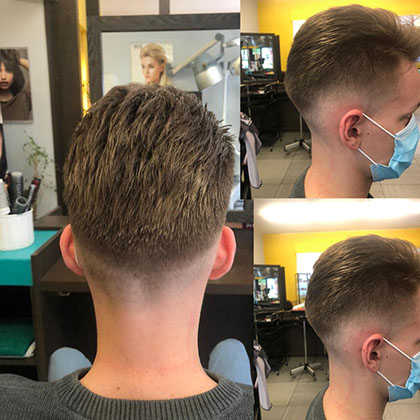 Moderner Haarschnitt für Herren im Sunny Friseursalon Frankfurt