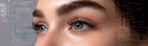 Wimpern- und Augenbrauen-Lifting mit Färben