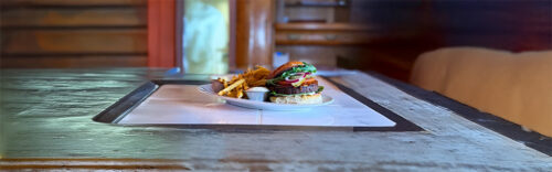 Veganes Burger-Menü