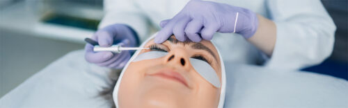 Wimpernlifting, Browlifting oder Wimpernverlängerung