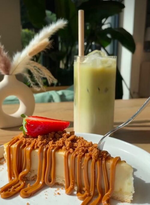 NY Cheesecake & Matcha Latte für 2 Personen