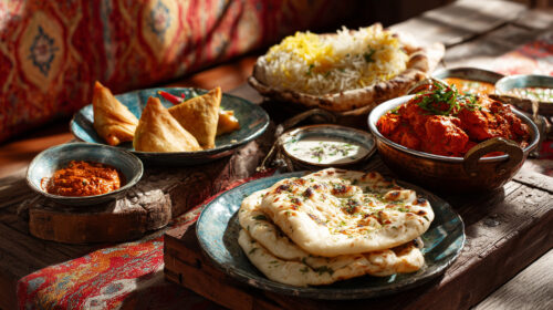 Indisches 3‑Gänge‑Menü