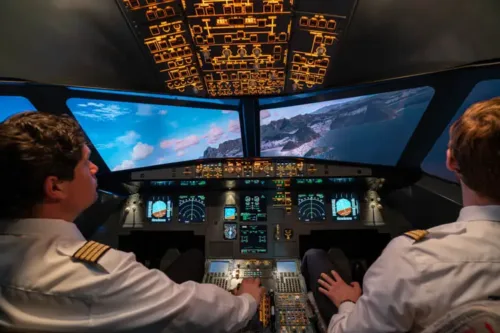 Flugsimulator-Erlebnis in der Boeing B737