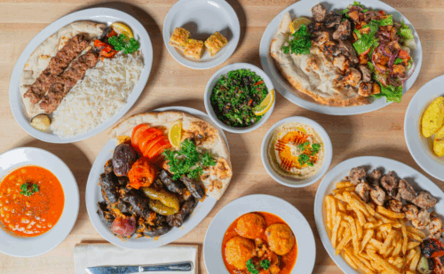 Libanesisches 4-Gänge-Menü für 2 Personen