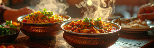 2 indische Hauptgerichte nach Wahl