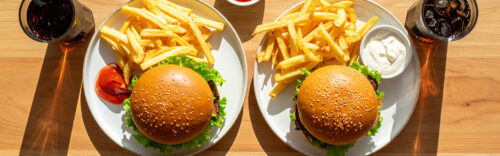 Burger Menü für 2 Personen