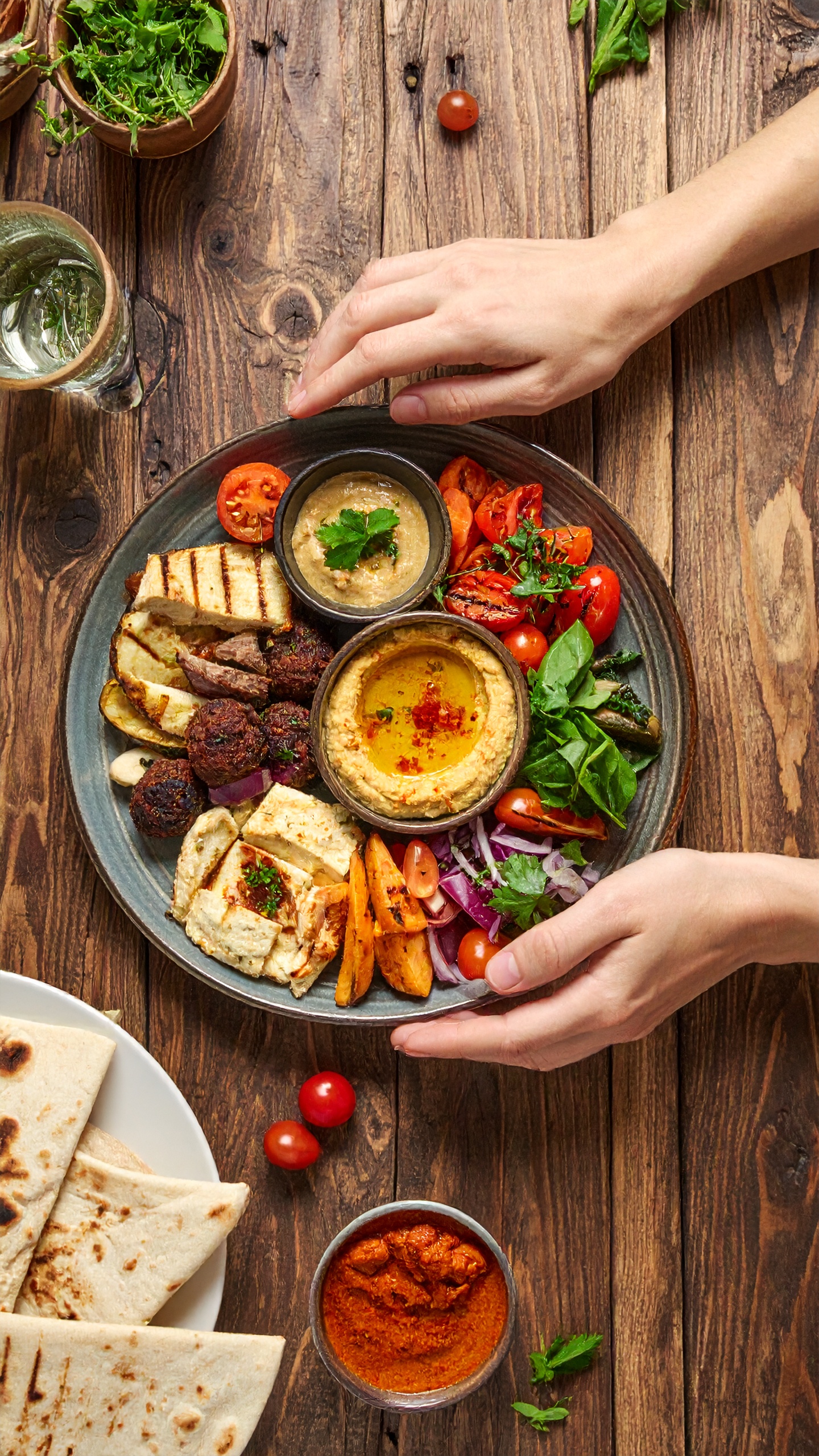 Orientalische Sharing Plate für 2 Personen – Bild 3