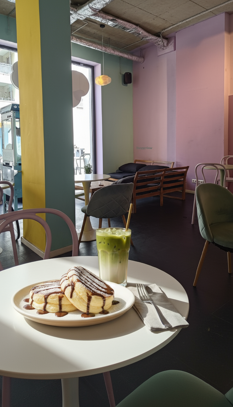 Souffle Pancake & Iced Matcha Latte – Bild 3