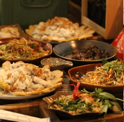 Asiatisch vegetarisches Brunch-Buffet – Bild 5