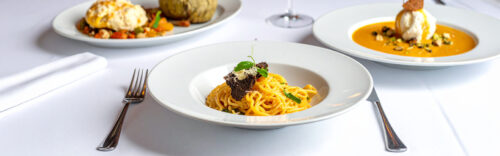 Trüffelpasta 3-Gänge-Menü