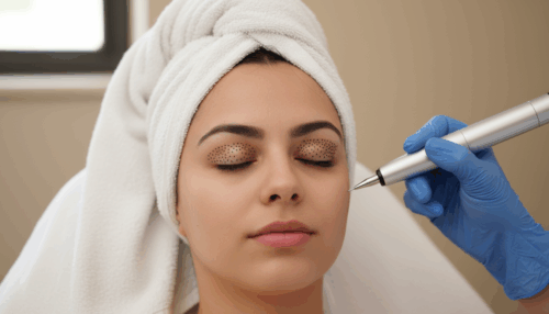 Plasma Pen Faltenbehandlung an Ober- oder Unterlid