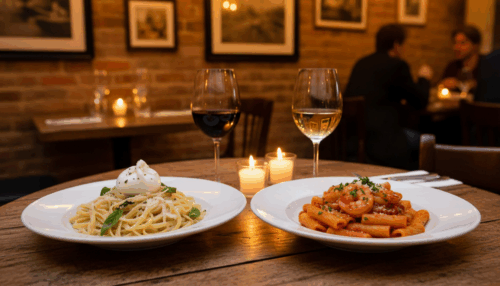 Pasta & Wein für 2 Personen