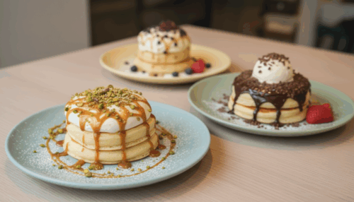 Souffle Pancake & Getränk nach Wahl