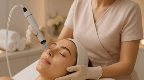 Aquafacial Behandlung