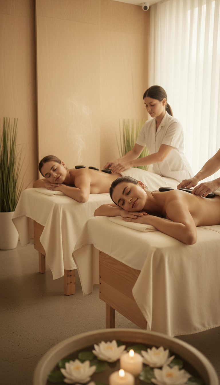 Hot-Stone Massage für 2 Personen – Bild 4