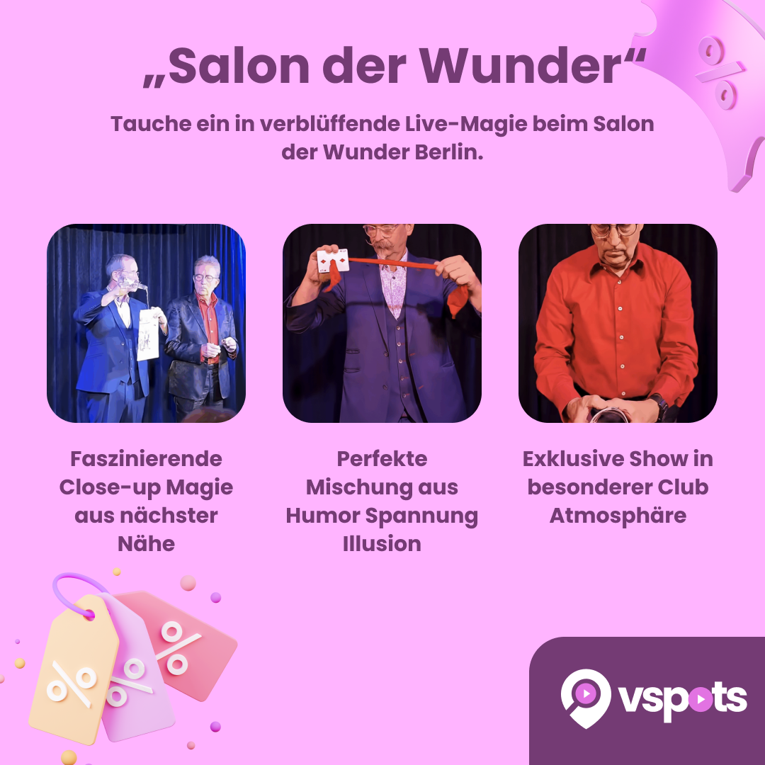 Zaubershow „Salon der Wunder“ für 2 Personen – Bild 6