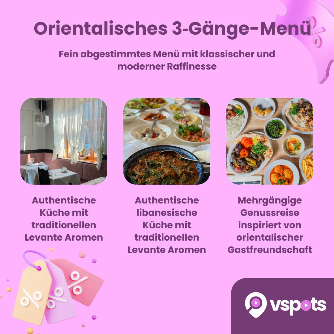Orientalisches 3‑Gänge-Menü für 2 Personen – Bild 5