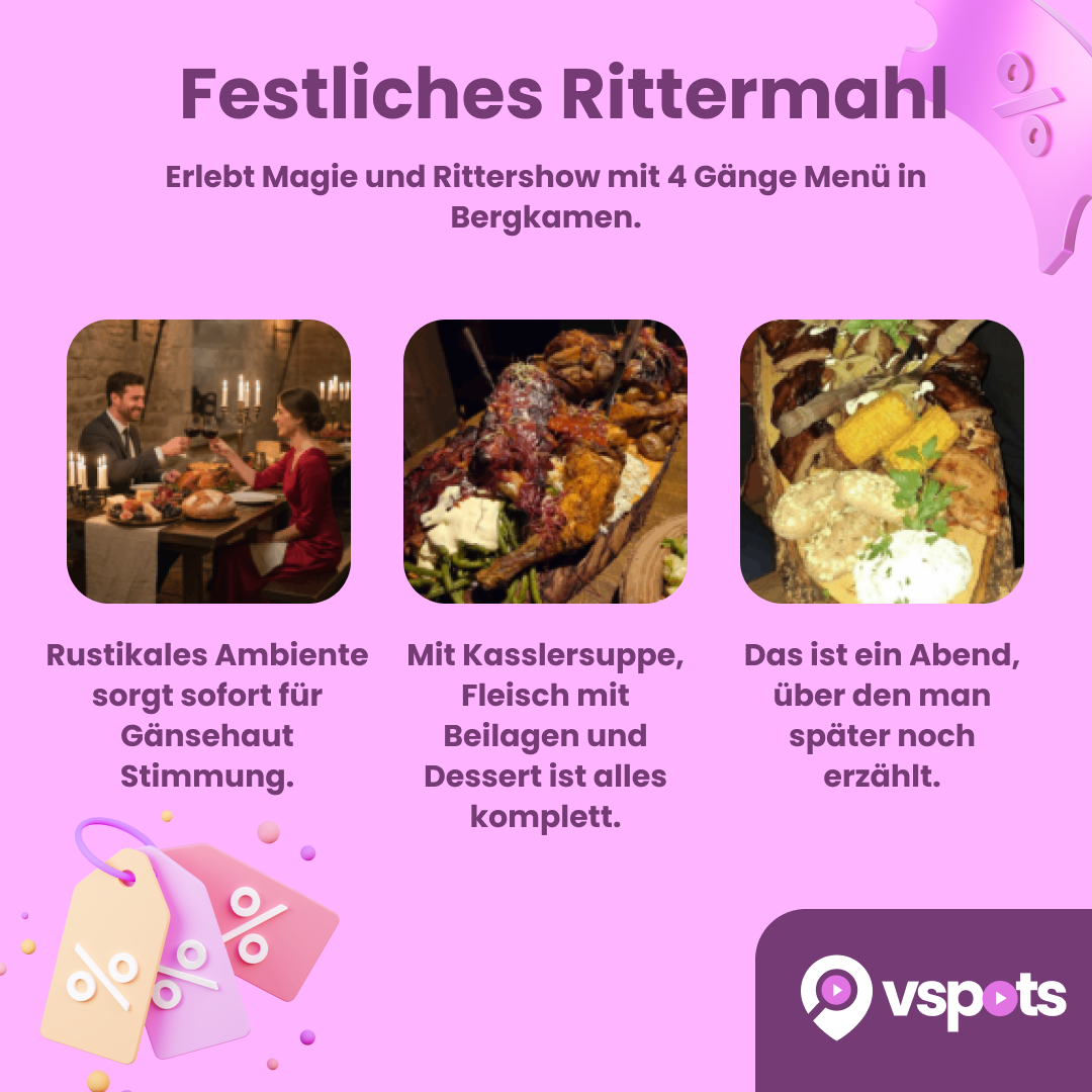 Ritterliches 4-Gänge-Menü für 2 Personen – Bild 6