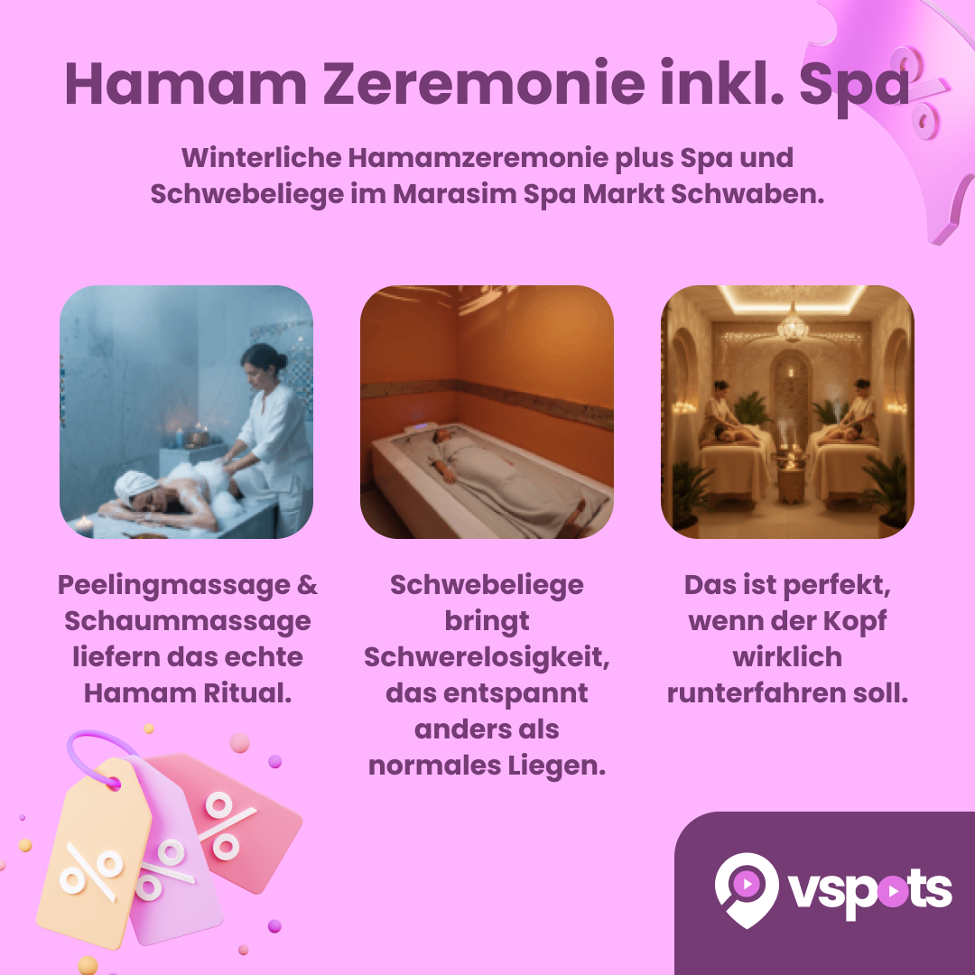 Hamam mit Spa & Schwebeliegen – Bild 8