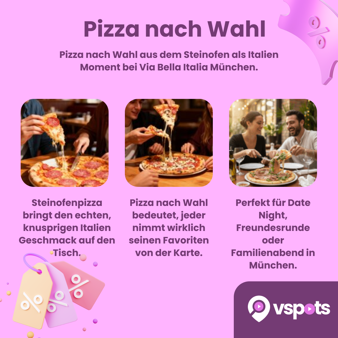 Pizza nach Wahl für 2 Personen – Bild 5