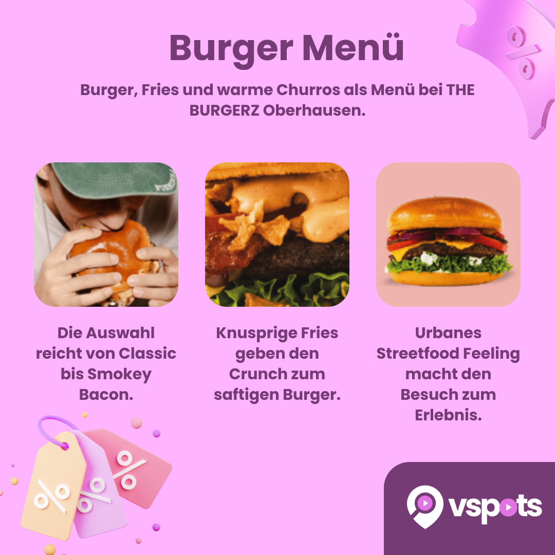 Burger Menü & Churros für 2 Personen – Bild 6