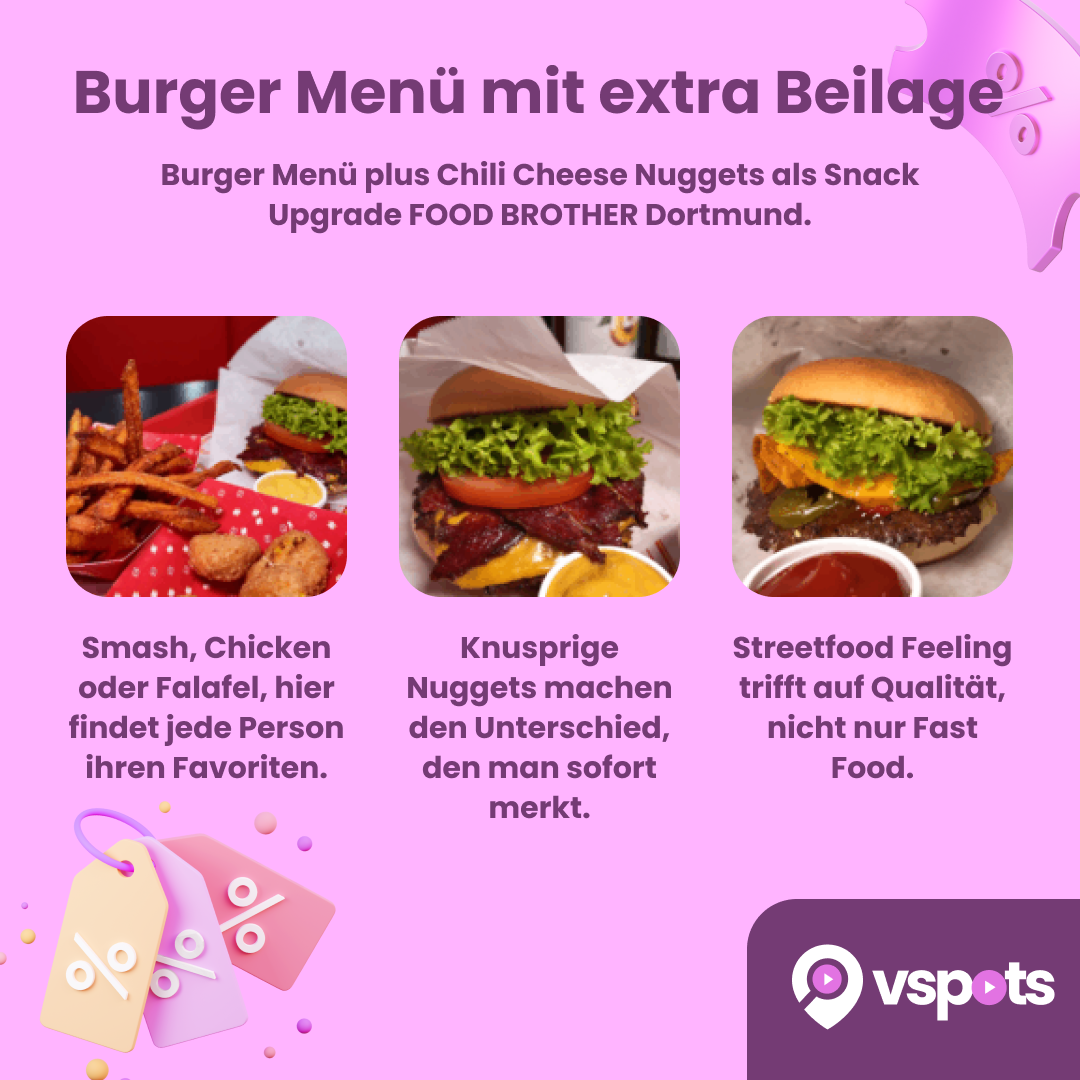 Burger Menü & Beilage für 2 Personen – Bild 7