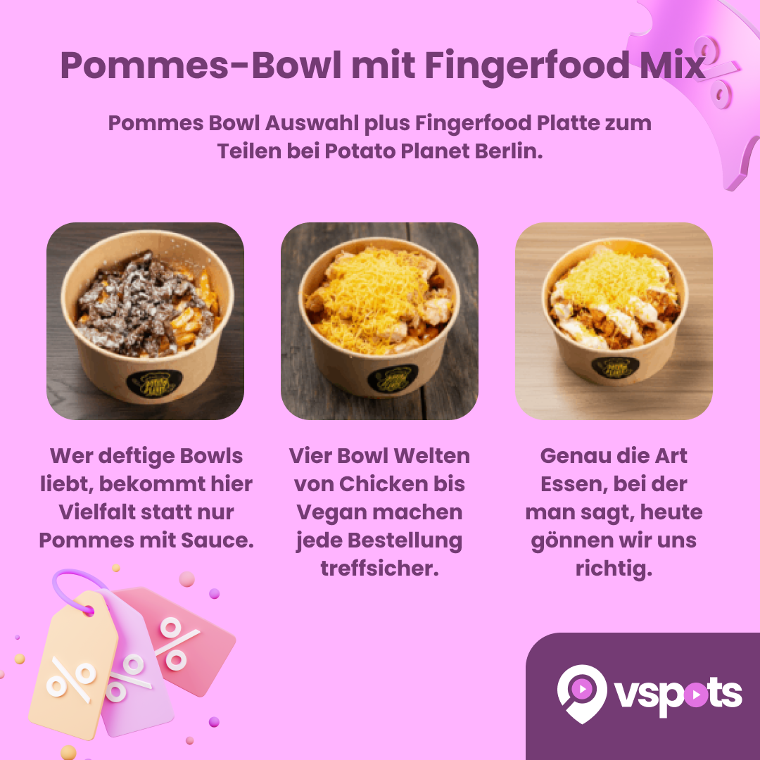 Pommes-Bowls & Fingerfood Mix für 2 Personen – Bild 7