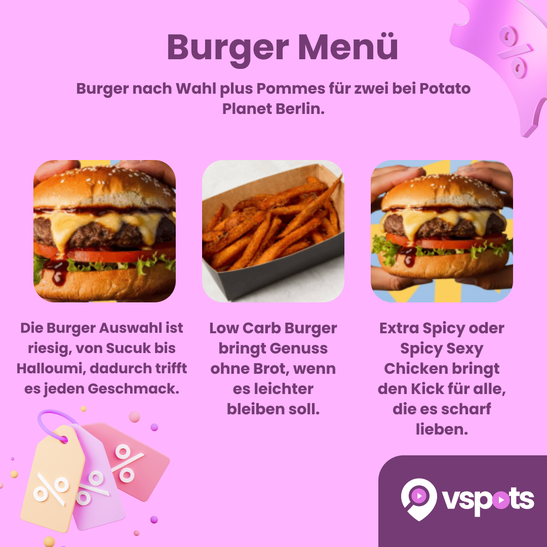 Burger & Pommes für 2 Personen – Bild 5