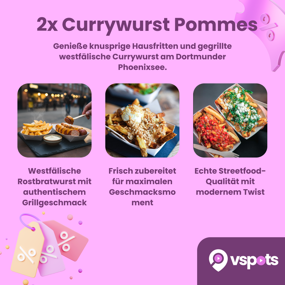 2x Currywurst Pommes mit Sauce nach Wahl – Bild 6