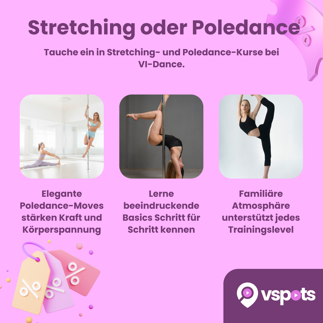 50-minütiger Stretching oder Poledance Schnupperkurs – Bild 6
