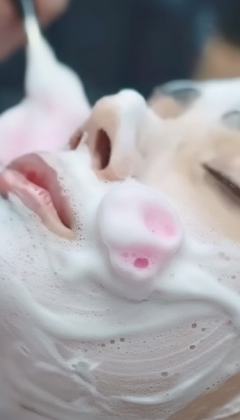 Gesichtsreinigung mit Fruchtsäurepeeling – Bild 5
