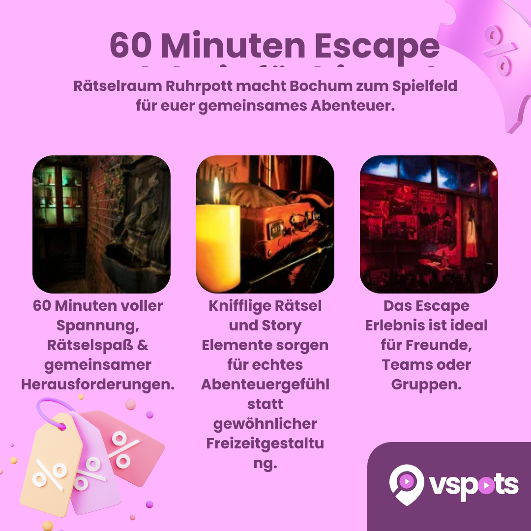 60 Minuten Escape Erlebnis für bis zu 6 Personen Indoor/Outdoor möglich – Bild 8